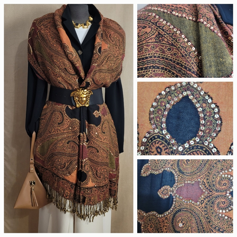 Morrocan Shawl / Scarf - Picture 4 of 9